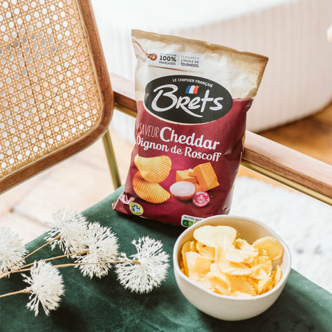Chips Brets cheddar & oignons de Roscoff