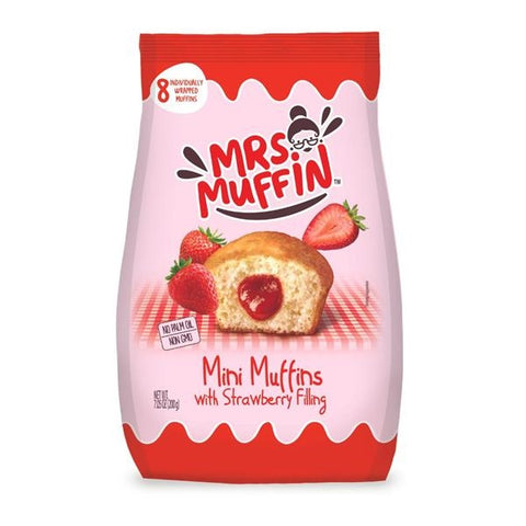 Mrs Muffins mini avec confiture de fraises